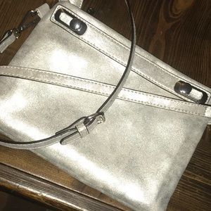 Silver rustic crossbody